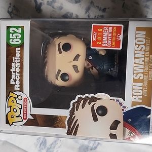 Funko pop Television parks and recreation Ron dawson#652 2018 summer convention